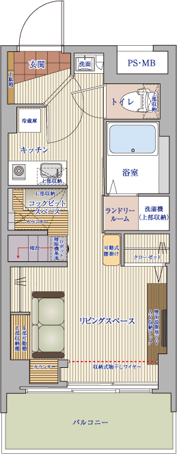 東中野パレスマンション間取り